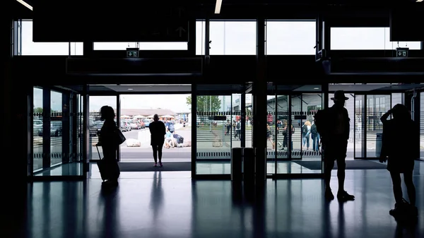 Berlín Alemania Circa Agosto 2017 Entrada Del Aeropuerto Internacional Schoenefeld — Foto de Stock