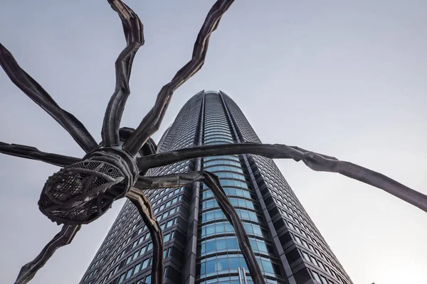 Tokyo Japonya Mart 2017 Yaklaşık Louise Bourgeois Örümcek Heykel Roppongi — Stok fotoğraf