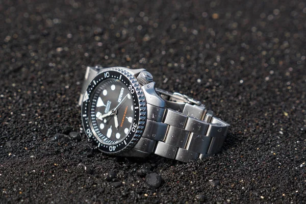 Lanzarote Espagne Circa Juin 2017 Seiko Diver 007 Montre Sur — Photo