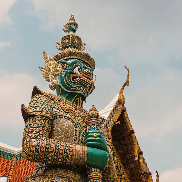 Demon Guardian Wat Phra Kaew Grand Palace Bangkok Tajlandia — Zdjęcie stockowe