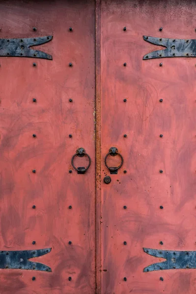 Détail Porte Intérieur Château Fushimi Kyoto Japon — Photo