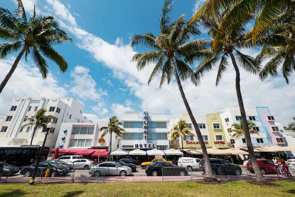 Miami Beach Marzo 2016 Vista Del Famoso Hotel Art Deco — Foto de Stock