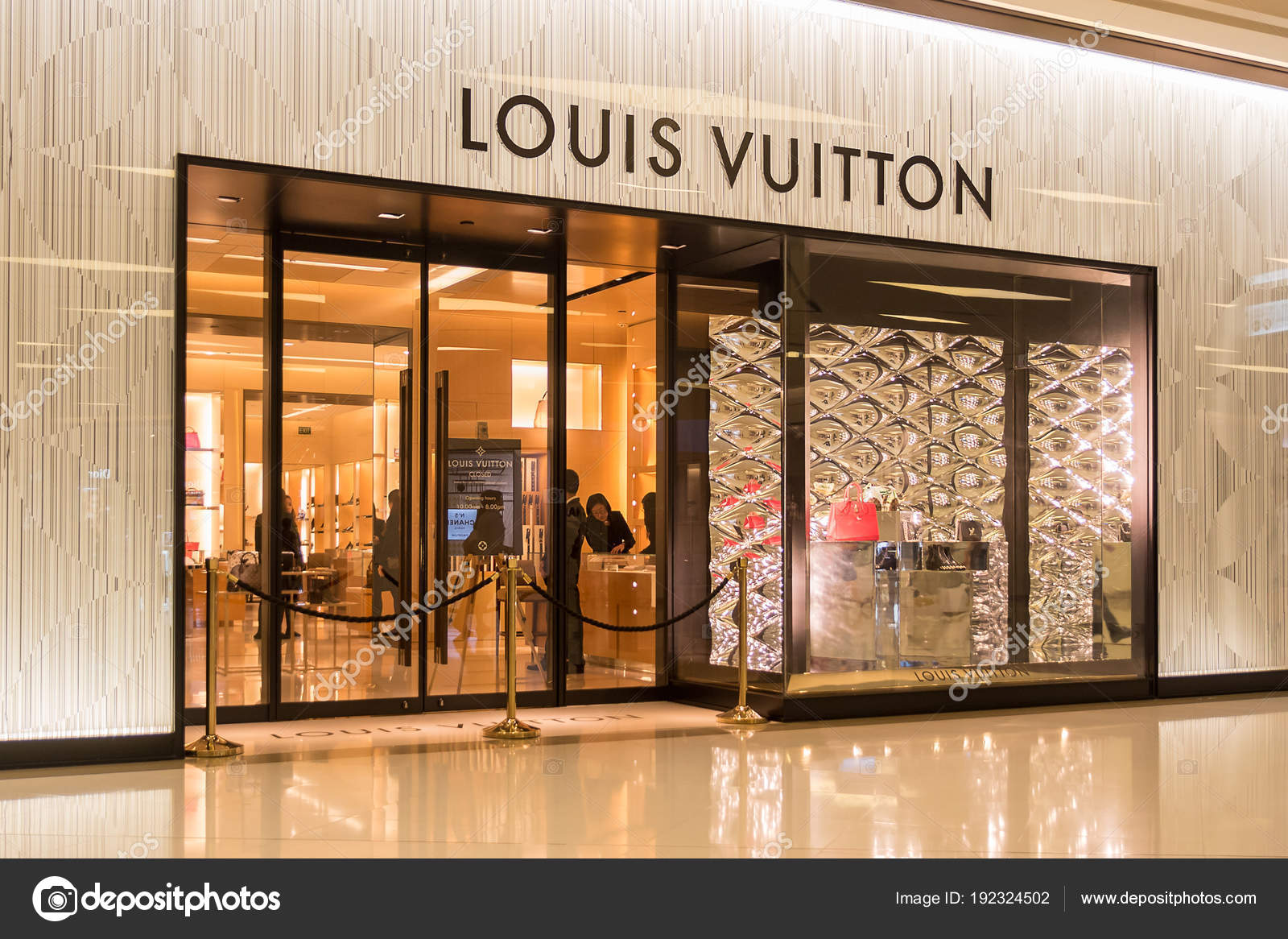 Bangkok Thailand November 2015 Louis Vuitton Winkel Winkelcentrum Louis Vuitton – Redactionele ...