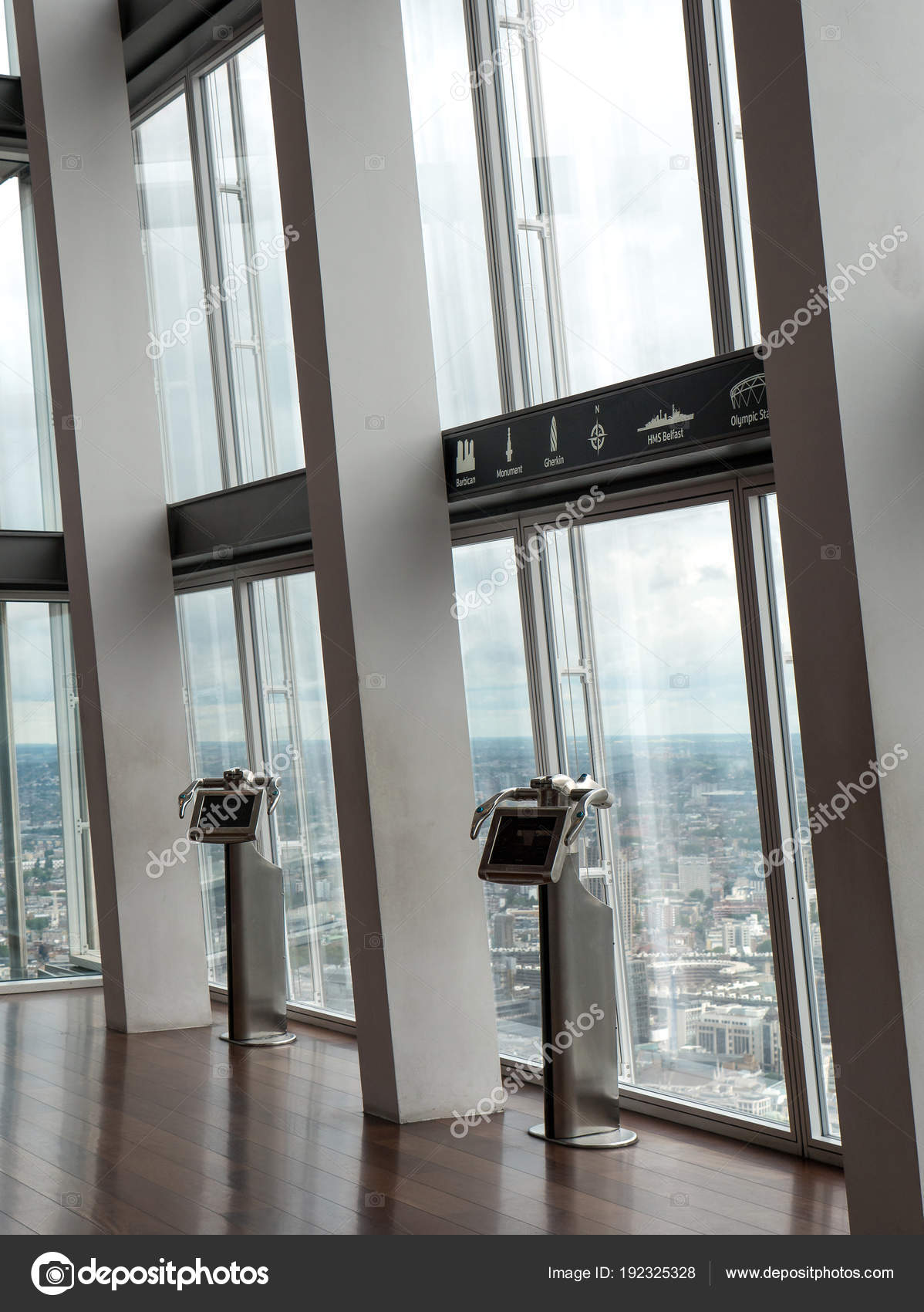 London United Kingdom June 2015 Interior View Shard Building