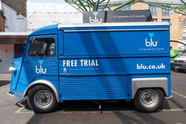 Londra - 18 Haziran 2015: Citroen H Van, bir kamyonet (veya teslim van) 1947 ve 1981 arasında Fransız otomobil üreticisi Citroen tarafından üretilen. Bu Dünya Savaşı'ndan sonra geliştirilen.