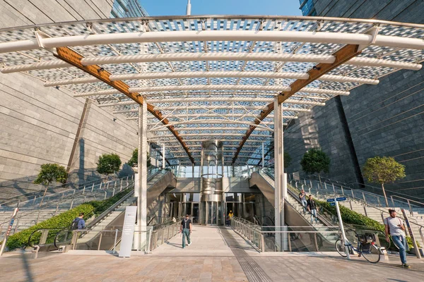 Milan Italy September 2016 Entrance Gae Aulenti Square New Finalcial — Stock Photo, Image