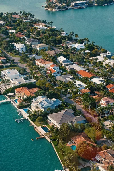 Aerial View Residential Area Miami Florida — Stock Photo, Image