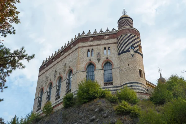 Riola Talya Ekim 2016 Rocchetta Mattei Görünümü Castle Conte Cesare — Stok fotoğraf