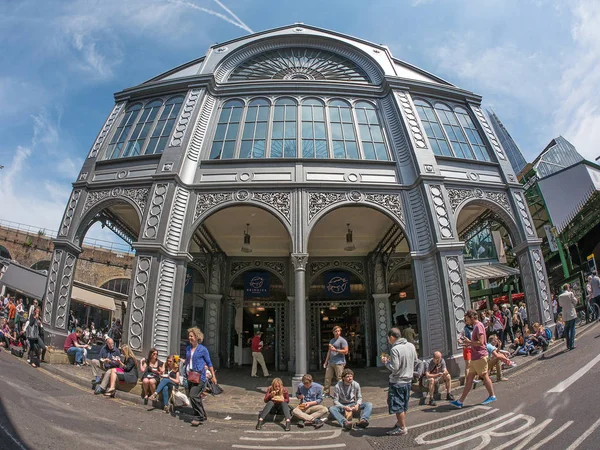 Londyn Czerwca 2015 Borough Market Budynku Jest Jeden Największych Najstarszych — Zdjęcie stockowe