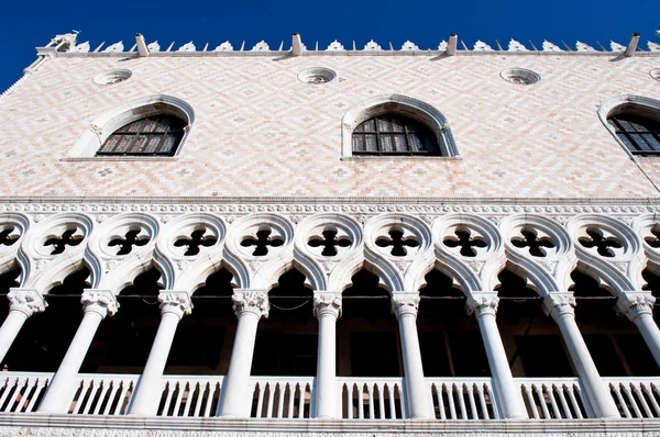 Progettazione Architettonica Medievale Palazzo Ducale Patrimonio Dell Umanità Unesco Venezia — Foto Stock