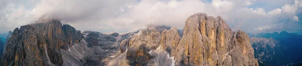 Panoramautsikt Över Dolomiterna Bergen Italien — Stockfoto