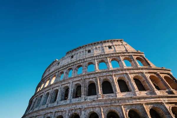 Coliseo Símbolo Icónico Roma Imperial 2007 Fue Incluido Entre Las —  Fotos de Stock