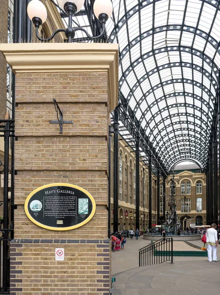 Londres Junio 2015 Vista Del Público Aire Libre Hay Galleria — Foto de Stock