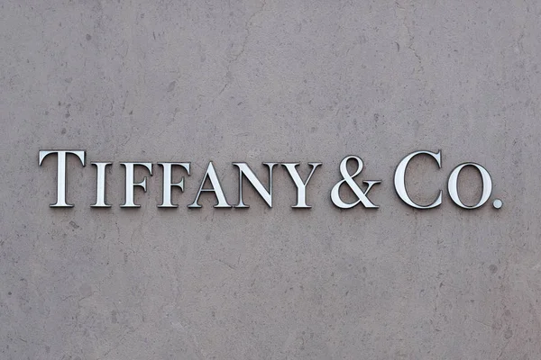 Tokyo Japão Circa March 2017 Logotipo Tiffany Tiffany Company Varejista — Fotografia de Stock