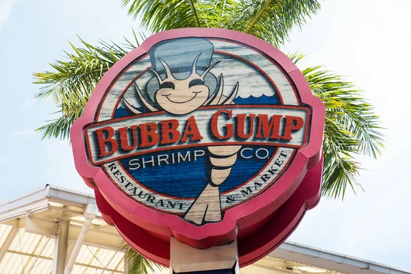 Miami Beach Eua Março 2016 Bubba Gump Dign Restaurant Bubba — Fotografia de Stock