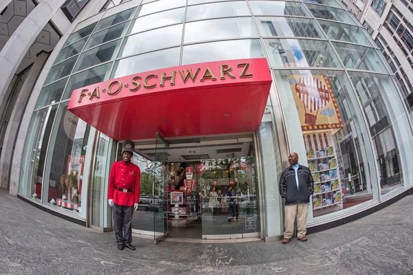 New York Května 2015 Slavný Fao Schwarz Hračkářství 5Th Avenue — Stock fotografie