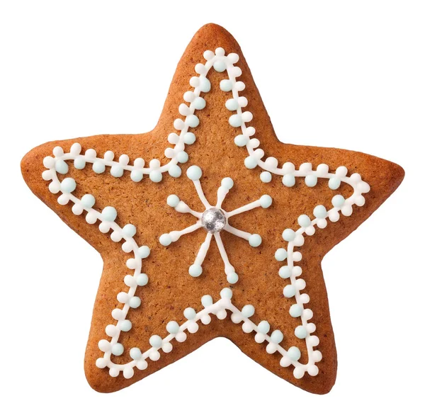 Hvězda cookie perník — Stock fotografie