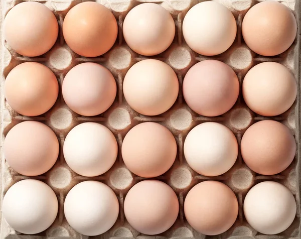 Fresh Chicken Eggs — Stock Photo, Image