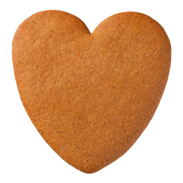 Biscoito de coração de gengibre — Fotografia de Stock
