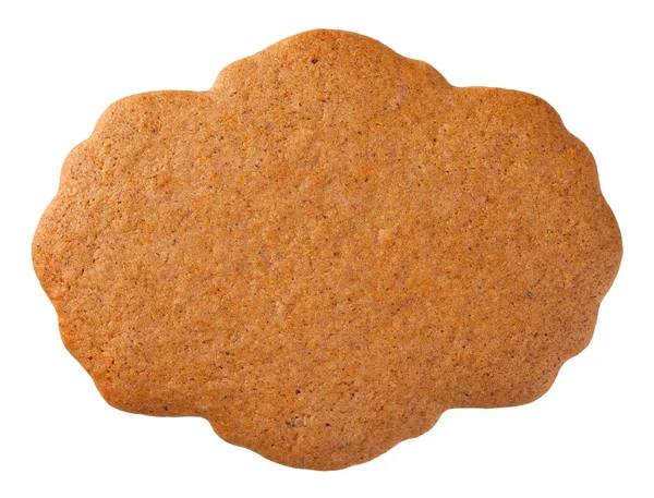 Gingerbread Label Cookie — Stock Photo, Image