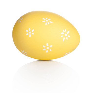 Paskalya yumurtası beyaz izole