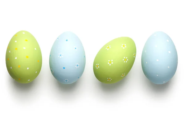 Easter Eggs on White — Stock Photo, Image