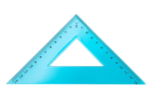 Conjunto cuadrado triángulo aislado sobre fondo blanco — Foto de Stock