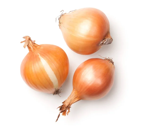 Onions Isolated on White Background — Stock Photo, Image