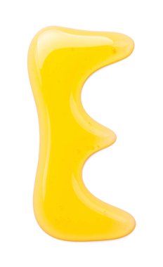 Beyaz arkaplanda izole edilmiş bal