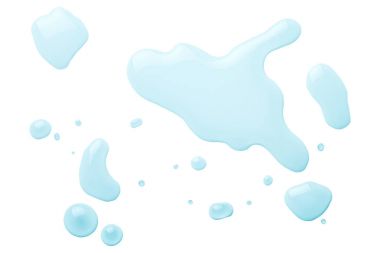 Beyaz arka plan üzerinde izole su