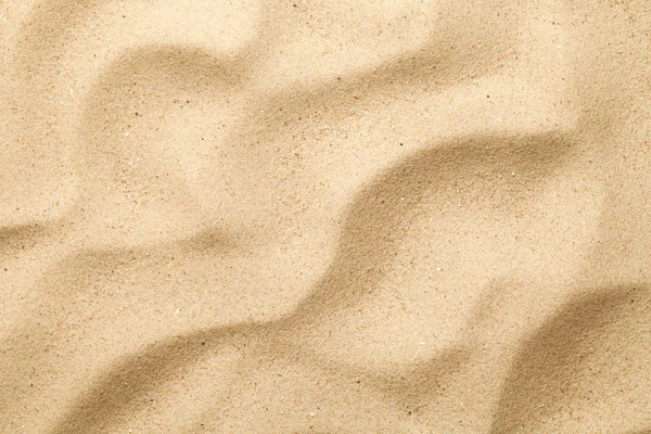 Zand Achtergrond Zonnige Zomerse Textuur Bovenaanzicht Vlakke Plaat — Stockfoto