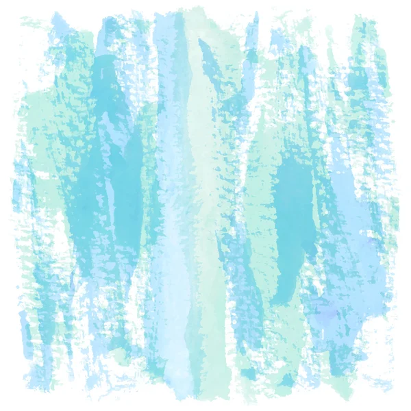 Abstract blue and green watercolor on white background