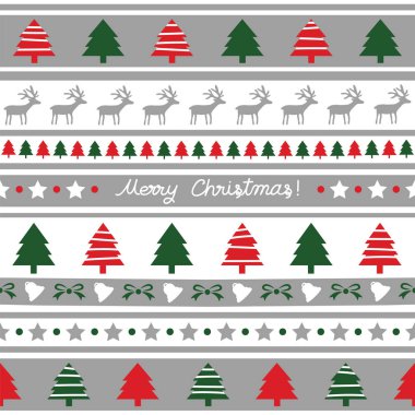 Dekorasyon için seamless Noel modeli