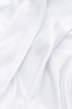 Beyaz smoot kumaş closeup