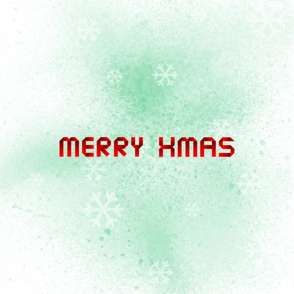 Καλά Χριστούγεννα με πράσινη μπογιά σπρέι — Φωτογραφία Αρχείου