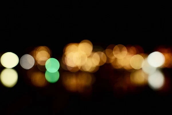 Renkli ufuk bokeh ışıklar — Stok fotoğraf