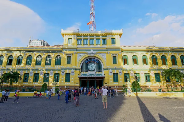 サイゴン中央郵便局外建築 — ストック写真