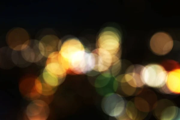 Renkli ufuk bokeh ışıklar — Stok fotoğraf