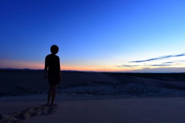 Beyaz kum tepeleri turizm