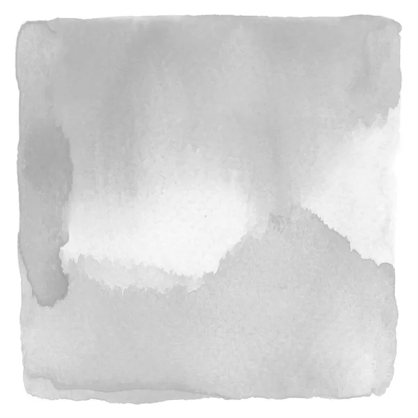 Aquarelle grise abstraite sur fond blanc — Photo