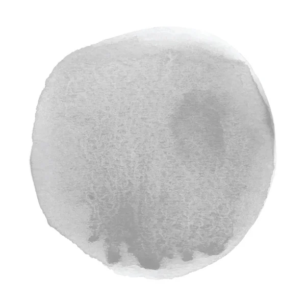 Acquerello grigio astratto su sfondo bianco — Vettoriale Stock
