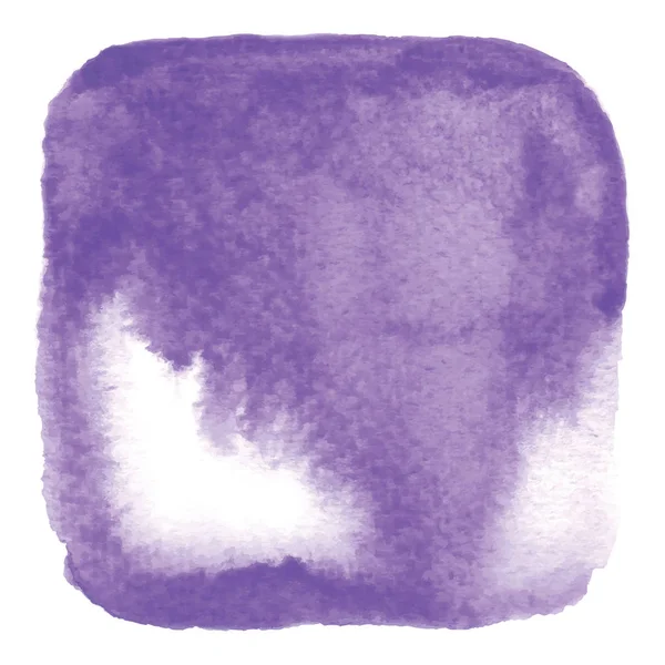 白地に紫色の水彩画 — ストックベクタ