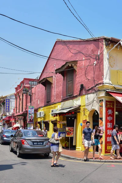 Jonker rua em Malaca — Fotografia de Stock