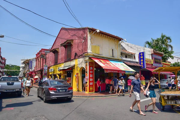 Jonker rua em Malaca — Fotografia de Stock