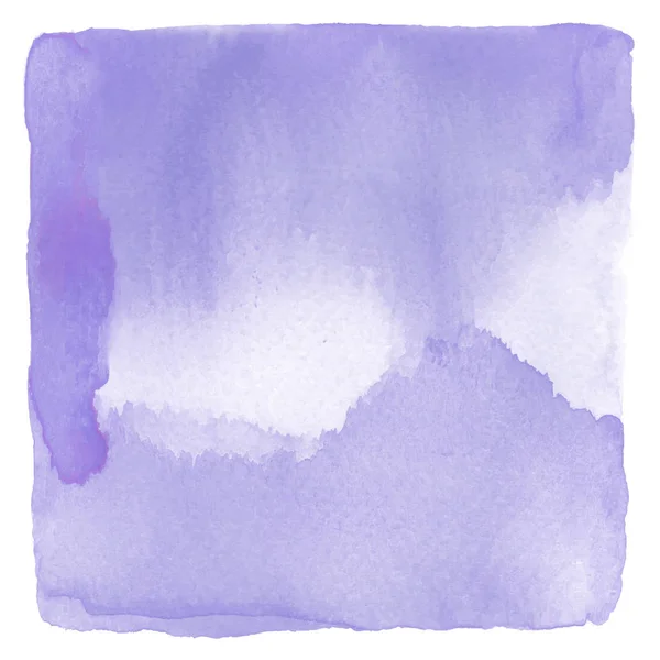 Abstraktes violettes Aquarell auf weißem Hintergrund — Stockfoto