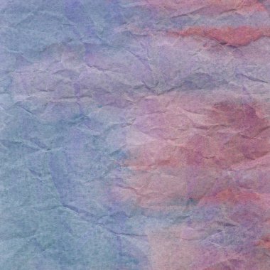 Arka plan için mavi ve mor buruşuk kağıt