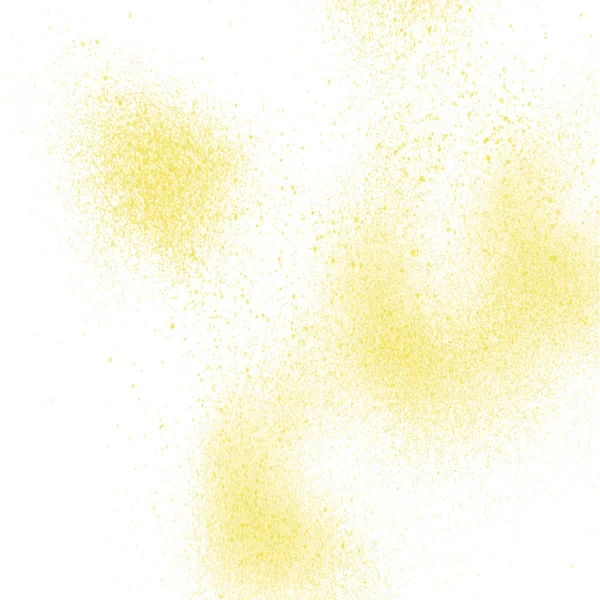 Yellow spray paint on white background — Stock Photo, Image