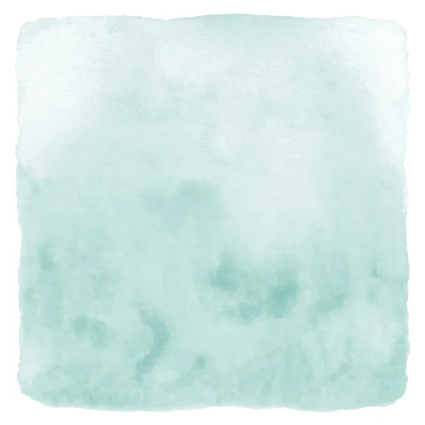 Aquarelle verte abstraite sur fond blanc — Image vectorielle