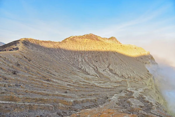 Cráter Kawah Ijen en Java Oriental — Foto de Stock