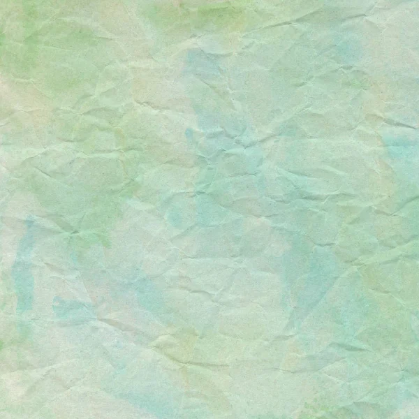 Grünes zerknülltes Papier für Hintergrund — Stockfoto